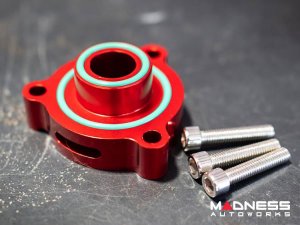 Alfa Romeo Giulia 2.0L Blow Off Adapter Plate - SILA Concepts - Red